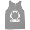 penguin chillax funny new Tank Top