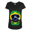 brazil till i die Maternity Scoop Neck T-shirt