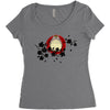 Totoro Japan Cherry Women's Triblend Scoop T-shirt