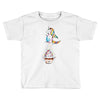 Cute Unicorn and Happy Cupcake Toddler T-shirt