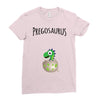 Pregosaurus Boy Ladies Fitted T-Shirt