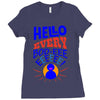 grover hello Ladies Fitted T-Shirt