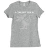 i don't i couldn't give a rats Ladies Fitted T-Shirt