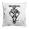 deadpool and cable Throw Pillow