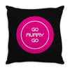 mummy go Throw Pillow