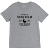 Property of Scofield, Fox River, State Penitentiary V-Neck Tee