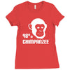 98% chimpanzee Ladies Fitted T-Shirt
