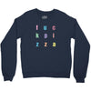 fuck pizza Crewneck Sweatshirt