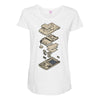 gameboy breakdown Maternity Scoop Neck T-shirt