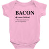 Bacon Noun Baby Onesie