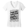 we go together Women's V-Neck T-Shirt