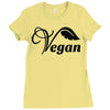 vegan Ladies Fitted T-Shirt