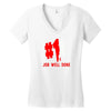 job well done batle royal gaming Women's V-Neck T-Shirt