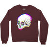 skull glitch Crewneck Sweatshirt