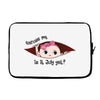 July Peeking Out Baby Girl Laptop sleeve