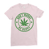 don't worry be happy Ladies Fitted T-Shirt