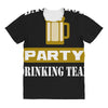 bachelor party drinking team wedding groomsmen bridal funny All Over Women's T-shirt