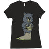 mucus bear Ladies Fitted T-Shirt