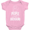 The More People I Meet The More I Love My Dachshund Gifts Baby Onesie