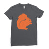 squirrel Ladies Fitted T-Shirt