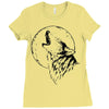 full moon Ladies Fitted T-Shirt