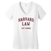 harvard law just kidding   funny Women's V-Neck T-Shirt