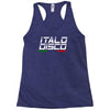 retro italo disco Racerback Tank