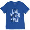 real women sweat V-Neck Tee