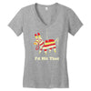 i'd hit that Women's V-Neck T-Shirt