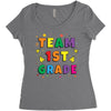 team 1st grade Women's Triblend Scoop T-shirt