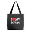 i love my boyfriend Tote Bags