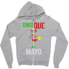 cinco que mayo Zipper Hoodie