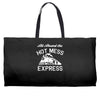 all aboard hot mess express train Weekender Totes