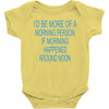 morning person Baby Bodysuit
