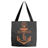 anchored faith Tote Bags