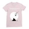 david gilmour on island Ladies Fitted T-Shirt