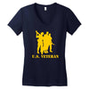 us veteran Women's V-Neck T-Shirt