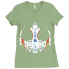 rebel ship Ladies Fitted T-Shirt
