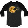 pizza pie chart 3/4 Sleeve Shirt