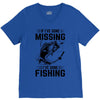 If I've Gone Missing Fishing V-Neck Tee