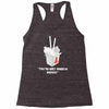 they're only noodles Racerback Tank