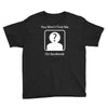 you won't find me on facebook geeky Youth Tee