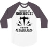 Property Of Honnouji Athletics Dept. 3/4 Sleeve Shirt