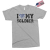 i love my soldier navy camouflage Exclusive T-shirt