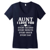 I Love You Aunt Women's V-Neck T-Shirt
