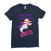 Mommy Shark -Shark Do Do Do Ladies Fitted T-Shirt