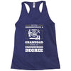 Never Underestimate A Granddad With An Engineer Degree Racerback Tank