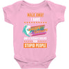 walk away i have anger issues and a serious dislike for stupid people Baby Bodysuit