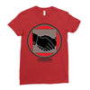 hand shake Ladies Fitted T-Shirt