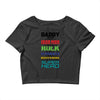 daddy you are my favorite superhero Crop Top